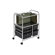Honey Can Do 5 Drawer Hanging File Cart in Chrome/Black