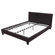 Hazelwood Home Faux Leather Panel Bed