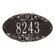 Whitehall Products Rose Standard Wall Address Plaque