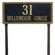 Whitehall Products Egg and Dart Estate Lawn Address Plaque