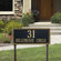 Whitehall Products Egg and Dart Estate Lawn Address Plaque
