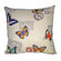 Cheungs Rattan 18" Square Pillow with Assorted Butterflies