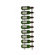 VintageView WS3 Series 9 Bottle Wall Mounted Wine Rack