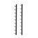 VintageView WS3 Series 9 Bottle Wall Mounted Wine Rack