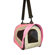 Pet Life Zippered Sporty Mesh Pet Carrier in Pink