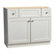 Coastal Collection Cape Cod Series 36" x 18" Maple Bathroom Vanity in White Finish
