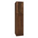 Coastal Collection Georgetown Series 84" x 18" x 21" Black Walnut Tall Linen Cabinet in Chestnut Finish