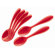 Guzzini Art and Cafe Teaspoon in Red (Set of 6)