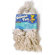 BOODA Pet Products Three Knot Rope Bone Dog Toy in White