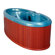 QCA Spas Duet 2 Person Oval 10 Jet Spa