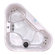 QCA Spas Bermuda 3 Person 12 Jet Corner Spa