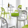 Domitalia Crown Round Table with ForYou2 Stacking Chairs