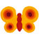 nuLOOM KinderLOOM Butterfly Yellow Kids Rug