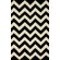 nuLOOM Moderna Black Chevron Rug