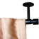 BCL Drapery Hardware Verona Ceiling Mount Curtain Rod in Black