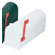 Flambeau Standard #1 Rural Post Mounted Mailbox