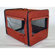 Go Pet Club Soft-Sided Dog Crate with Mat in Brown