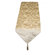 Violet Linen Luxury Damask Design Table Runner