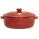 Emile Henry Red 6 1/3-Qt. Flame Oval Glossy Stew Pot