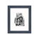 Frames By Mail 16" x 20" Rustic Wire Brush Frame in Black
