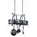 Artcraft Lighting Pot Racks Hanging Kitchen Island with 2 Light Pendant 
