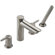Delta Grail Widespread Roman Tub Faucet Trim with Hand Shower