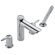 Delta Grail Widespread Roman Tub Faucet Trim with Hand Shower