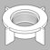 Delta Nut for Soap/Lotion Dispenser