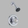 Delta Classic Thermostatic Pressure Balanced Shower Faucet Trim with Knob Handle in Chrome