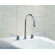 Delta Commercial Widespread Bathroom Sink Faucet with Double Wrist Blade Handles
