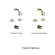 Kohler Coralais Volume Control Bath and Shower Faucet Trim with Sculptured Acrylic Handles