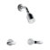 Kohler Coralais Volume Control Shower Faucet Trim with Lever Handles
