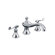 Kohler Revival Double Handle Deck Mount Tub Only Faucet Trim Scroll Lever Handle