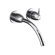 Kohler Falling Wall Mounted Bathroom Faucet with Single Push Tilt Handle