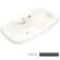 Kohler Portrait 67" x 42" Drop-in Whirlpool with Massage Experience and Left-Hand Pump