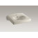 Kohler Brenham Wall-Mounted or Concealed Carrier Arm Mounted Commercial Bathroom Sink with Single Faucet Hole