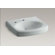 Kohler Pinoir Bathroom Sink Basin with Single Faucet Hole and Left-Hand Soap/Lotion Dispenser