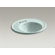 Kohler Iron Works Wall-Mount Bathroom Sink with Single Faucet Hole and Almond Exterior
