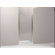 Kohler Fluence Frameless PIVot Shower Door with Falling Lines Glass, 36.25" - 37.75" x 65.5"