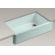 Kohler Whitehaven Self-Trimming 35.69" x 21.56" x 9.63" Under-Mount Single-Bowl Sink with Tall Apron