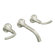 Moen Icon Wall Mounted Bathroom Faucet with Double Handles