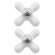 Moen Monticello Set of Two Large Cross Handle Inserts