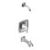 Moen Voss Single Handle Tub and Shower Trim