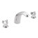 Moen M-Bition Double Handle Widespread Bathroom Faucet