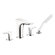 Hansgrohe Puravida Double Handle Deck Mount Roman Tub Faucet Trim Lever Handle