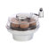William Bounds 3.25'' Chrome Nut Twister Nutmeg Mill