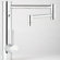 Waterstone Hunley 18" One Handle Single Hole Pot Filler Kitchen Faucet with Built-In Diverter and Lever Handle