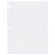 Sparco Products Filler Paper, 5-HP, Wide Ruled w/Margin Line, 16 lb, 10-1/2"x8", 200 Sheets, White
