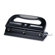 Sparco Products 3-Hold Punch, Heavy-Duty, 40/sheets, Black/Gray
