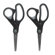 Sparco Products Scissors, Rubber Grip, 5" Full, Black/Gray